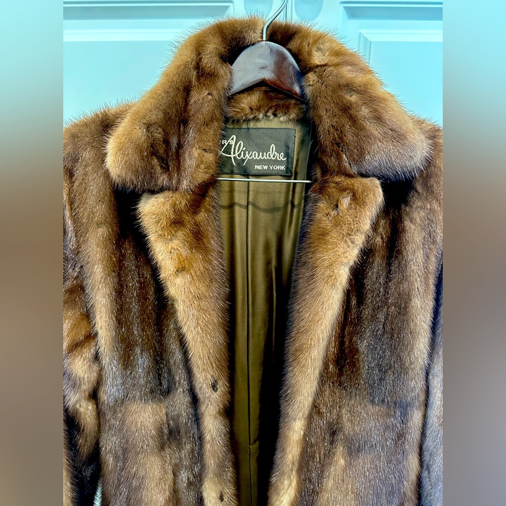 Wild mink coat